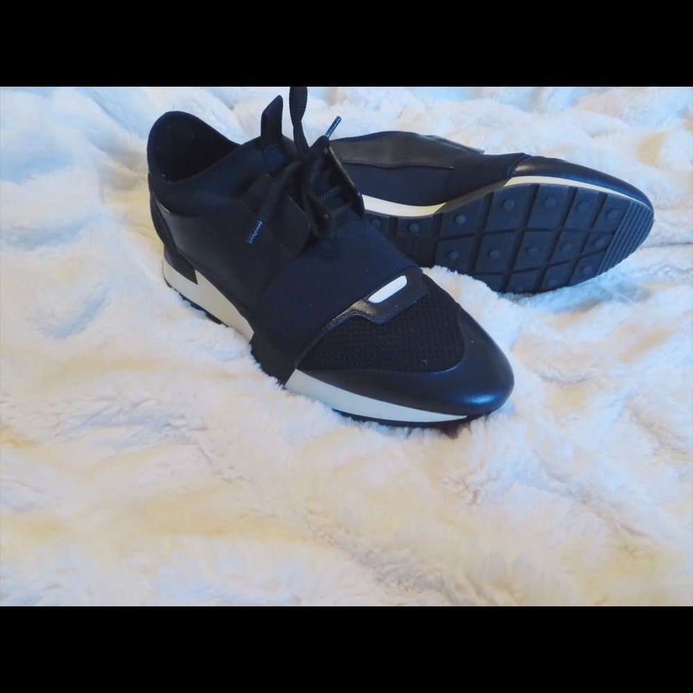 Balenciaga Race Runners Blue & Black